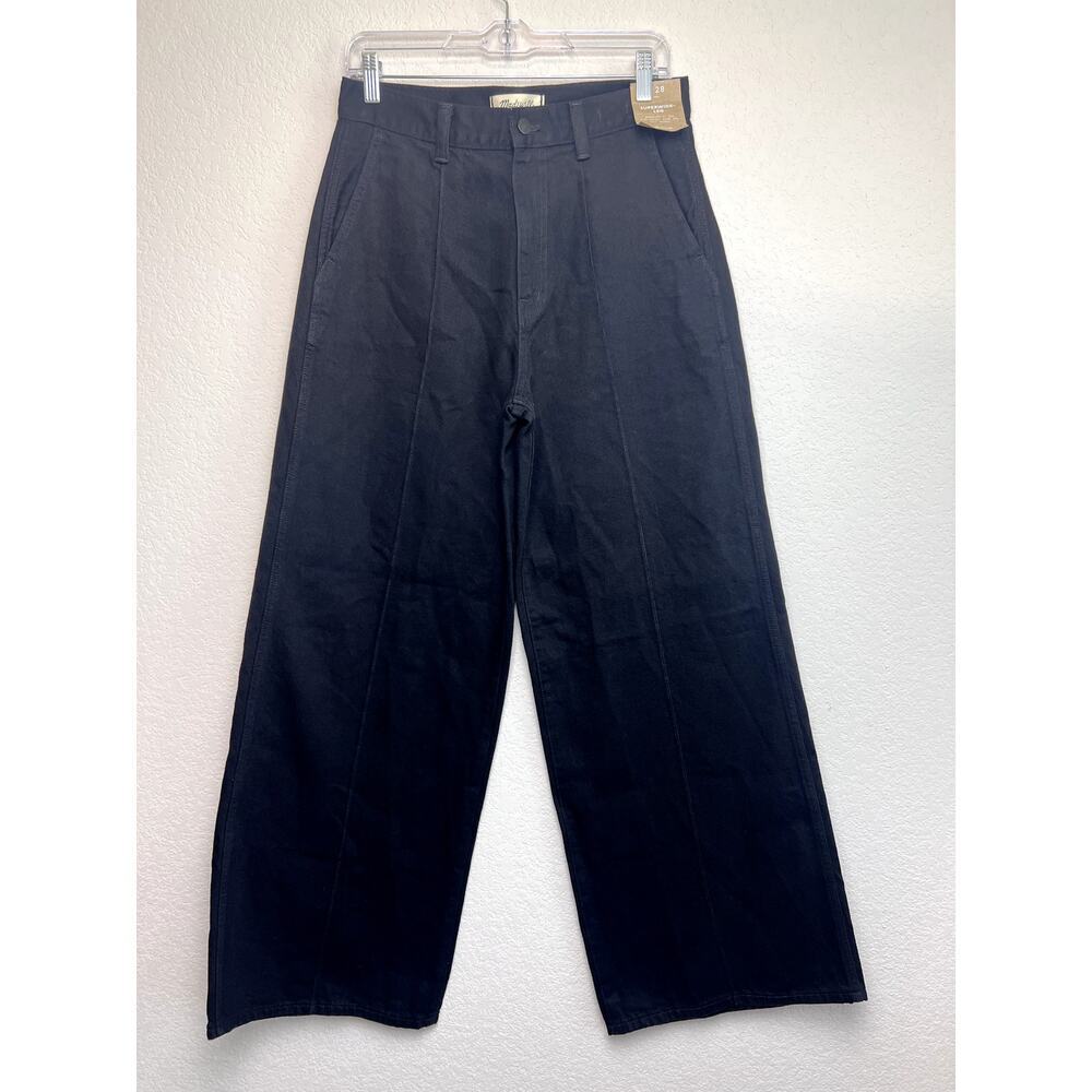 NWT Madewell Superwide Leg High-Rise Front Seam Jeans Size 28